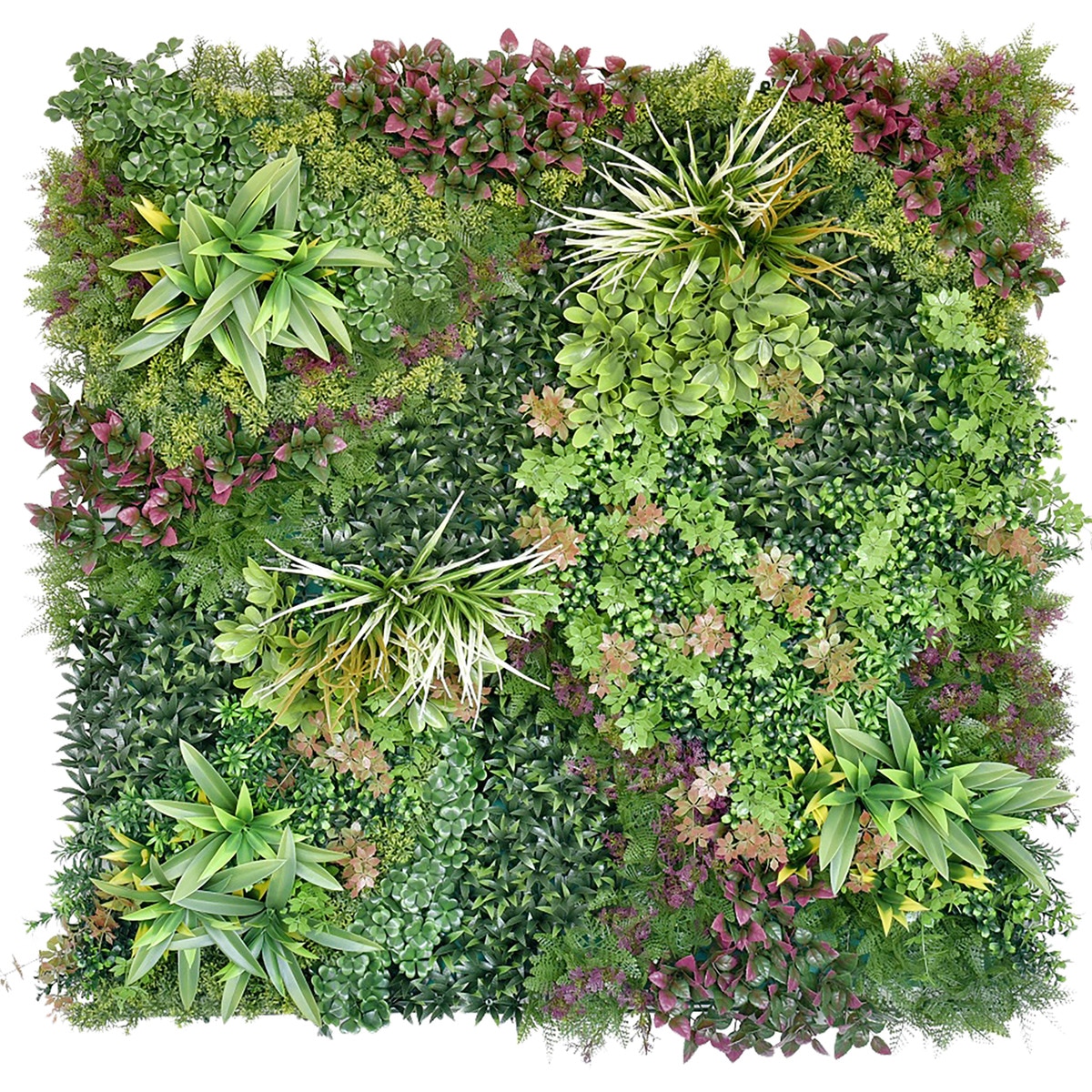 Jardín Vertical Artificial Forest 1 loseta 100 x 100 cm Verde-1