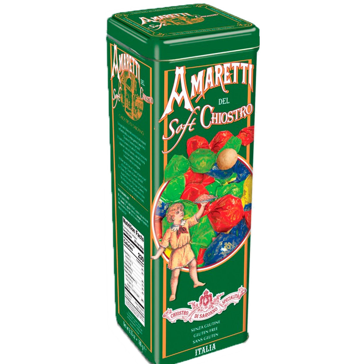 Bolachas Amaretti Soft lata lata 180 g