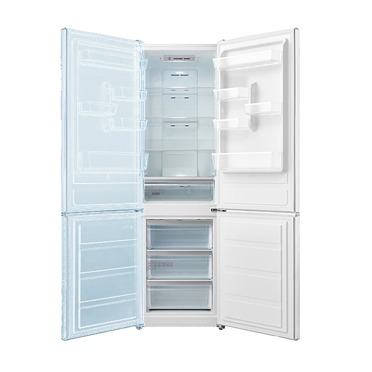 Frigorífico Combinado Midea MDRB424FGE01OE Total No Frost e de 188 cm - Branco Branco-7