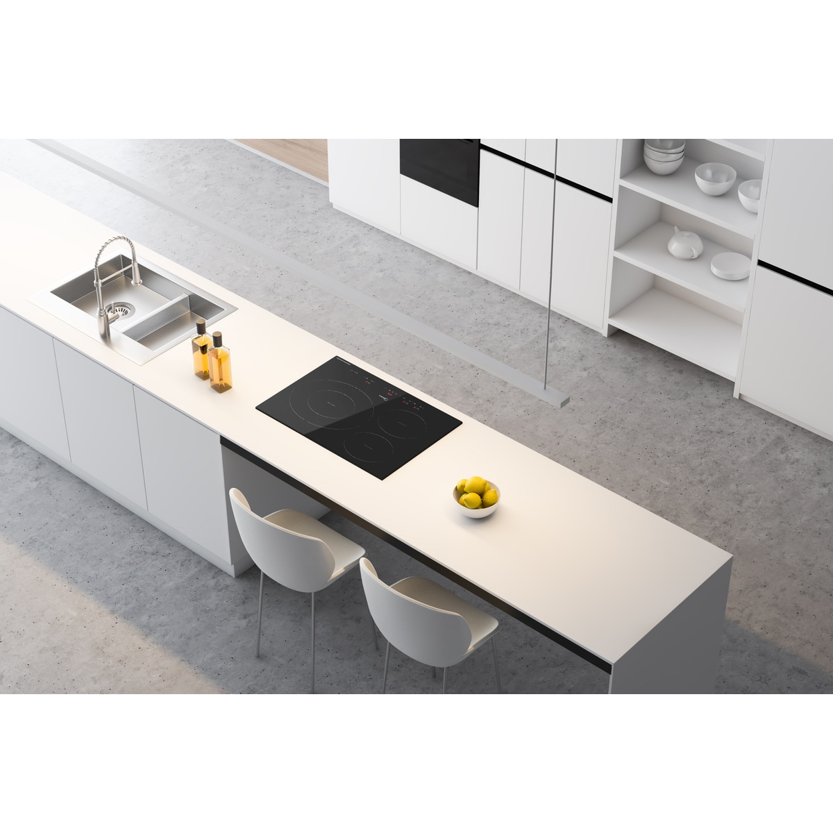 Placa inducción Midea con 3 zonas de cocción - MIH740T467K0 Cristal negro-13