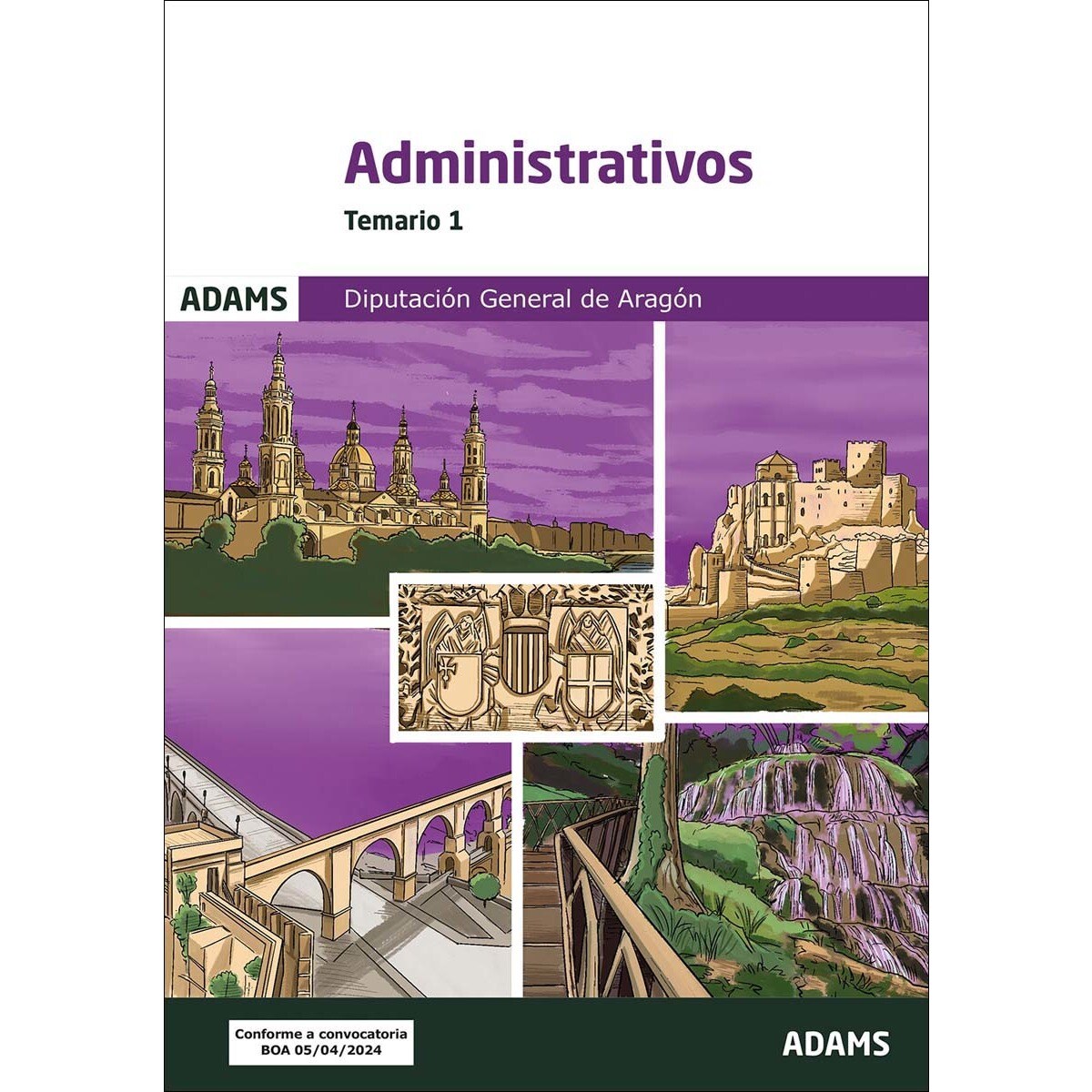 Temarios 1 Administrativos Diputación General de Aragón (Capa mole) 1