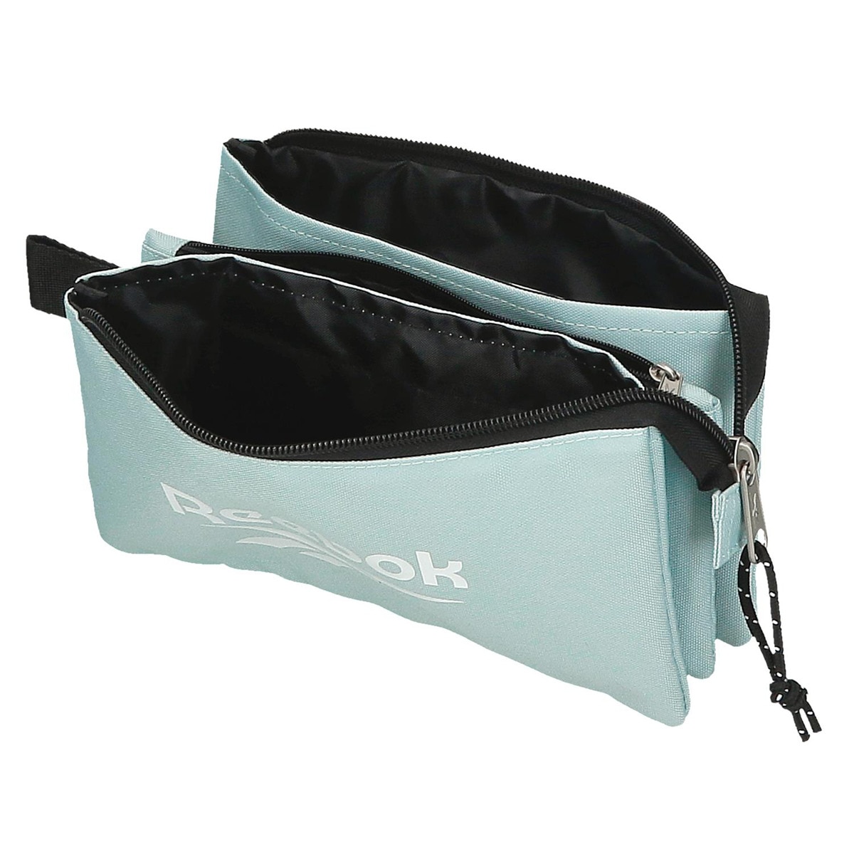 Estojo três compartimentos Reebok Boston cinzento Turquesa-3