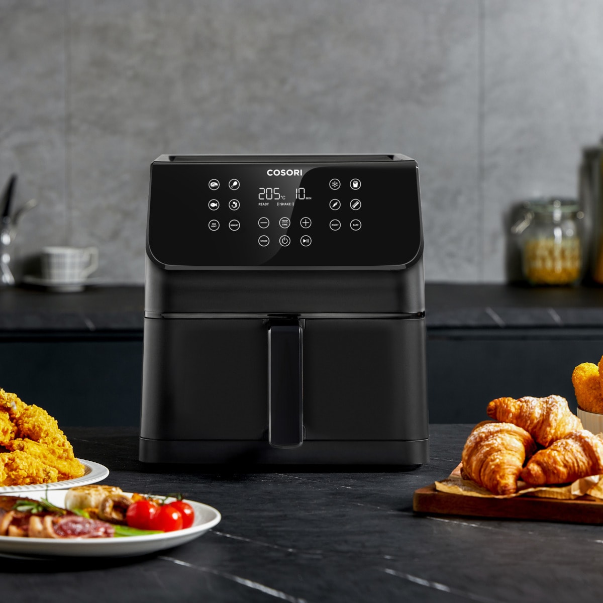 Fritadeira Air Fryer Cosori Premium II Chef Edition KOSP0028EUN sem Óleo de 1700 W, 12 Funções e Capacidade de 6,2 Litros - Preto Preto-15