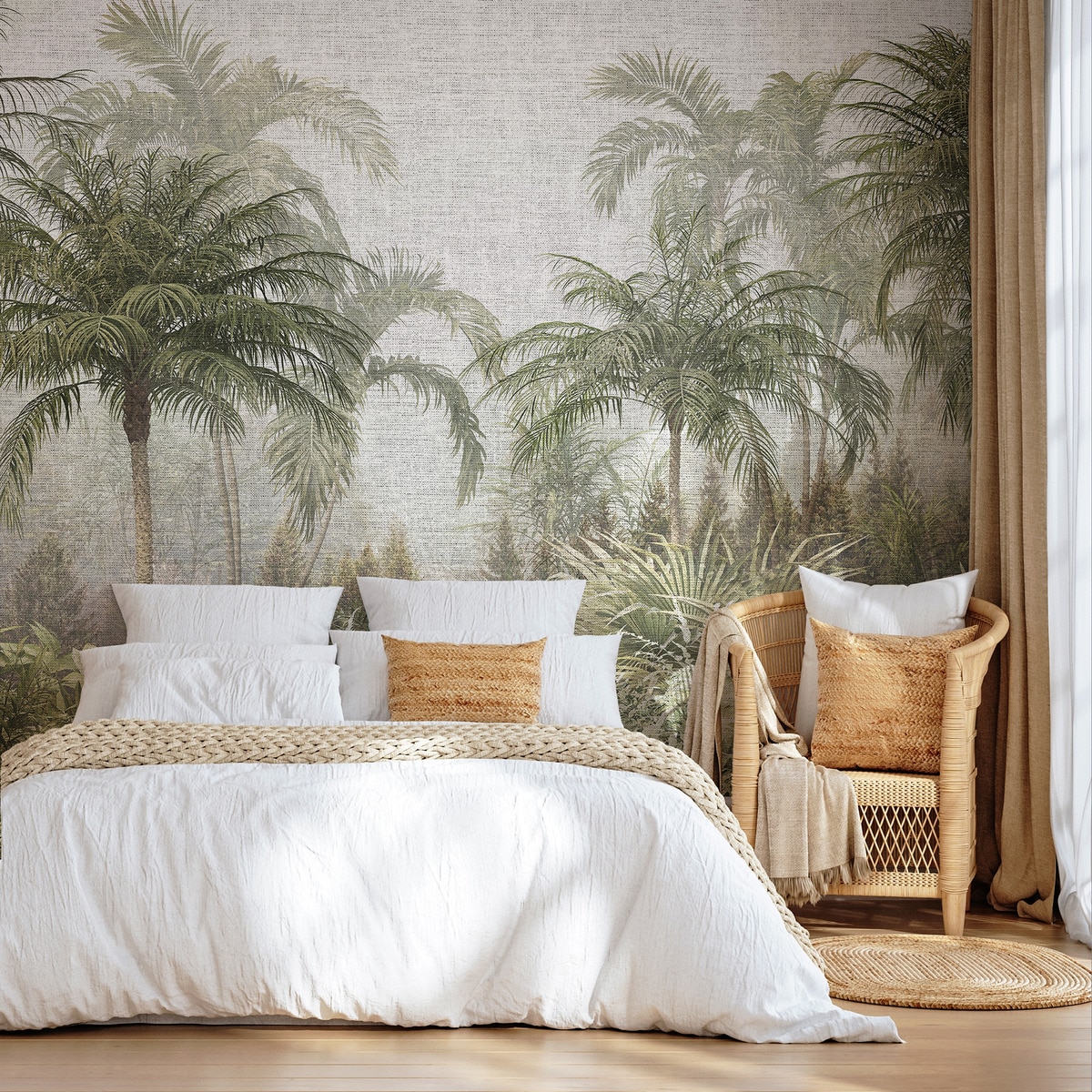 Mural autoadhesivo Koper Wallifydeco Verde-2