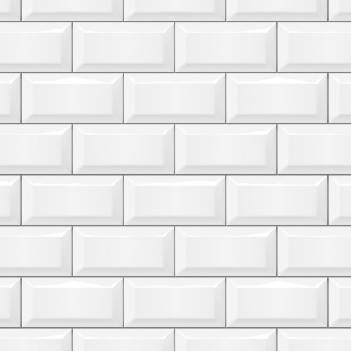 Papel de Parede Autoadesivo Azulejo Branco-1