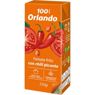 tomate frito con chili picante envase 350 g - Orlando