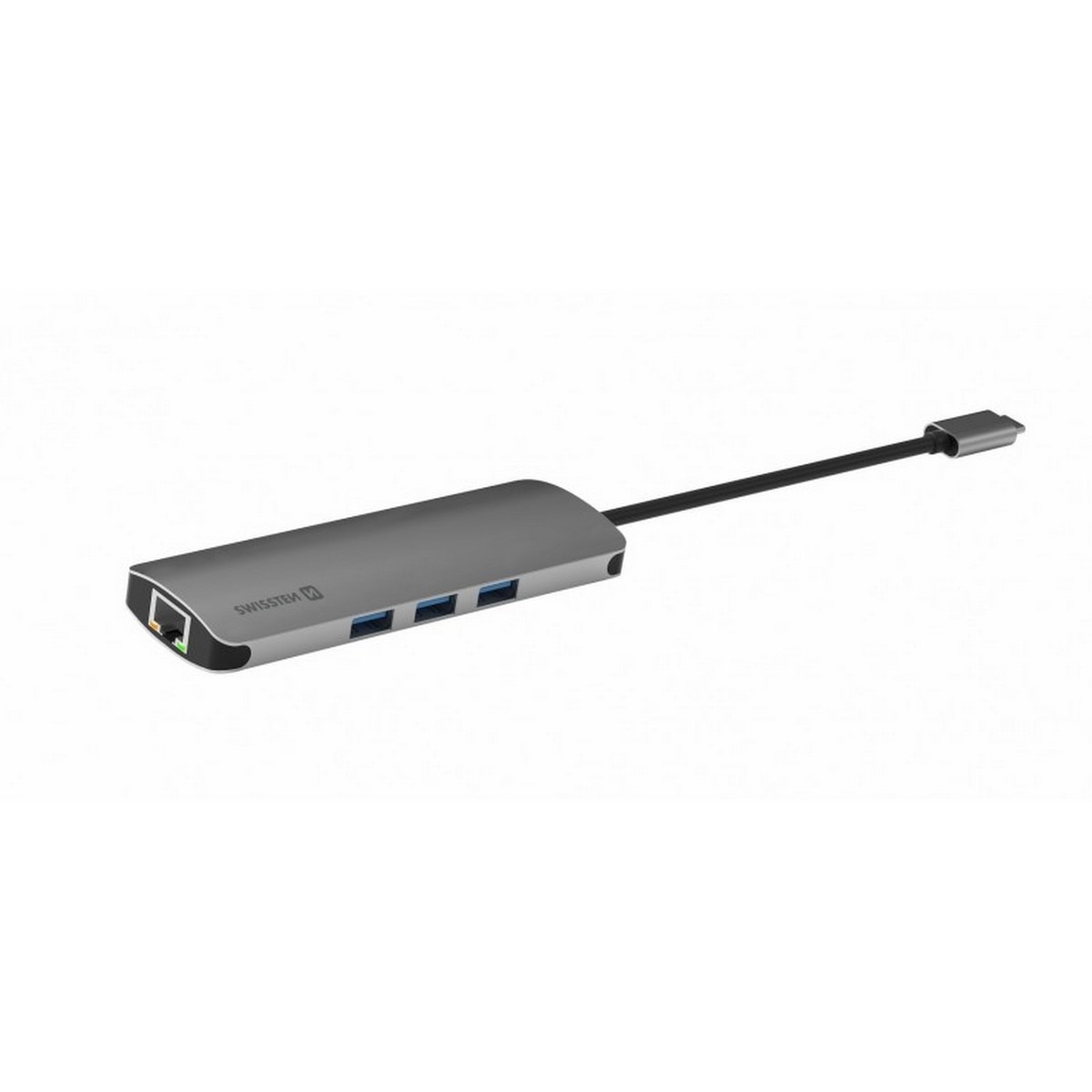 Hub Swissten USB-C Hub 8 em 1 - Alumínio 3