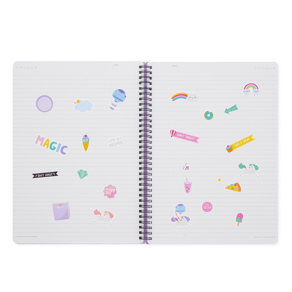 Maxi Caderno 3 em 1 Legami Unicorn 6