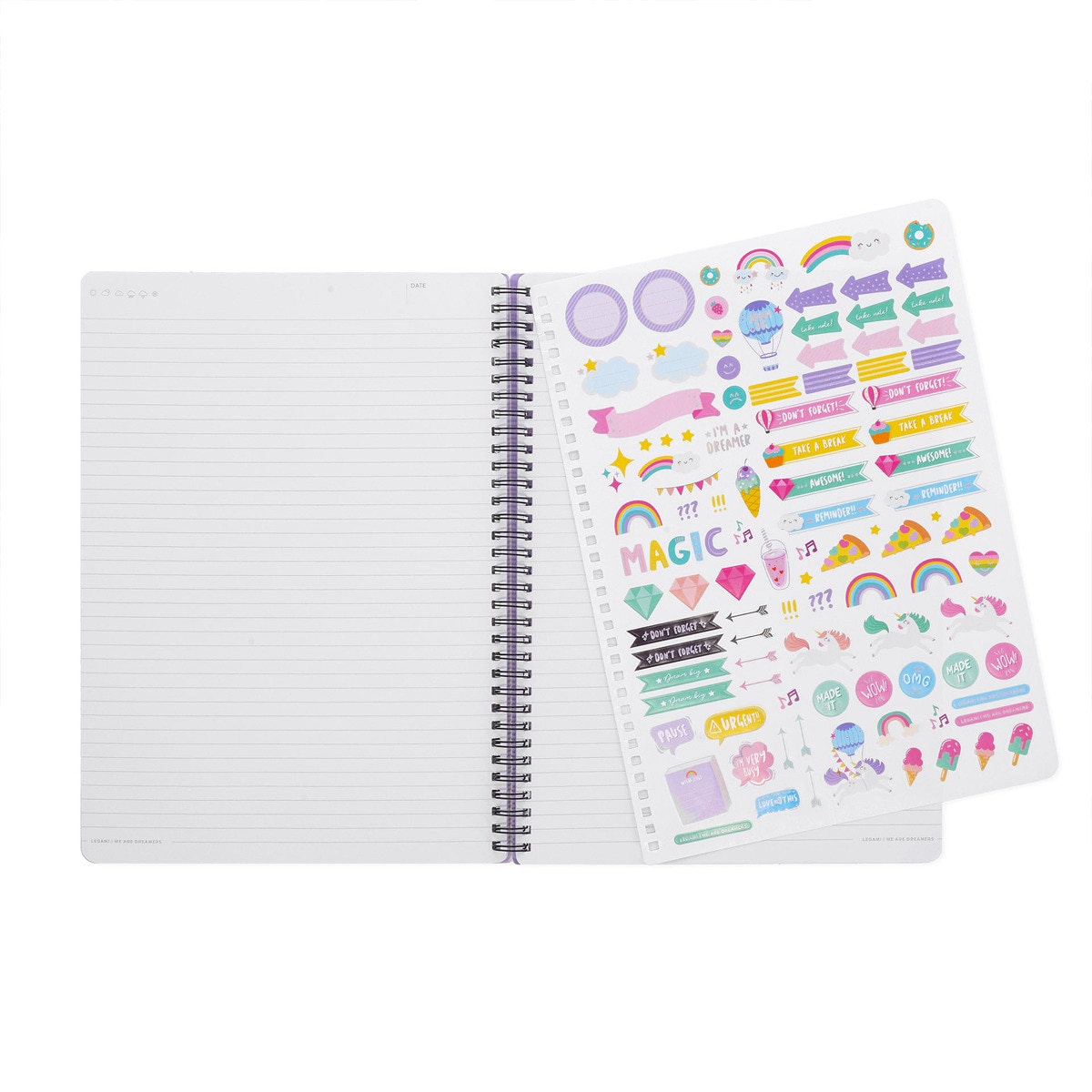 Maxi Caderno 3 em 1 Legami Unicorn 5