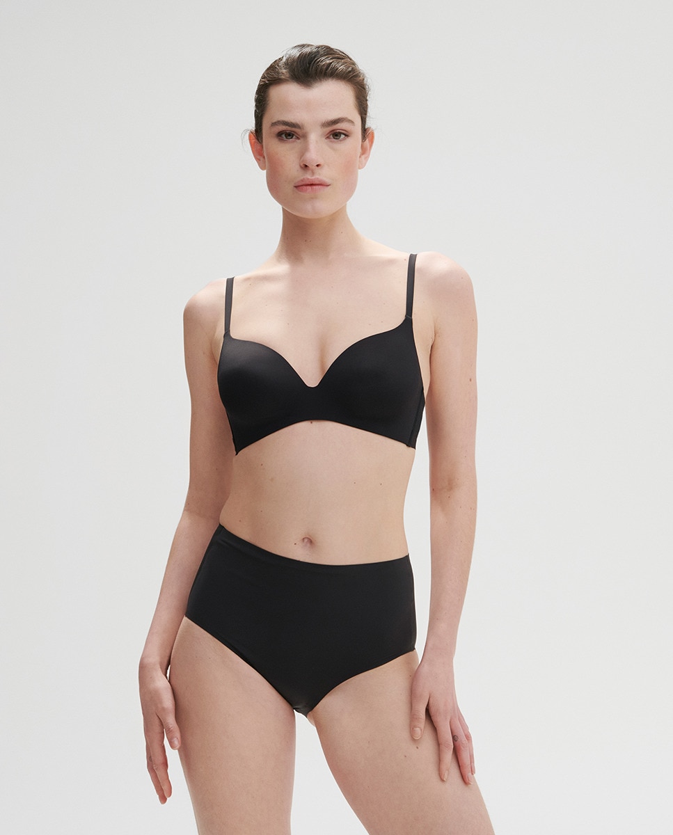Cinta envolvente Essentiel lisa Preto-4