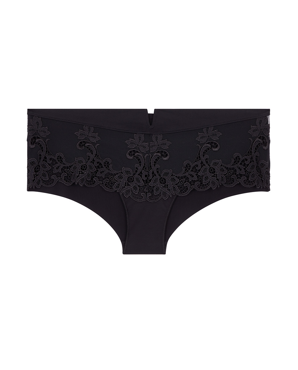 Culotte Saga Bordado - Branco Preto-5