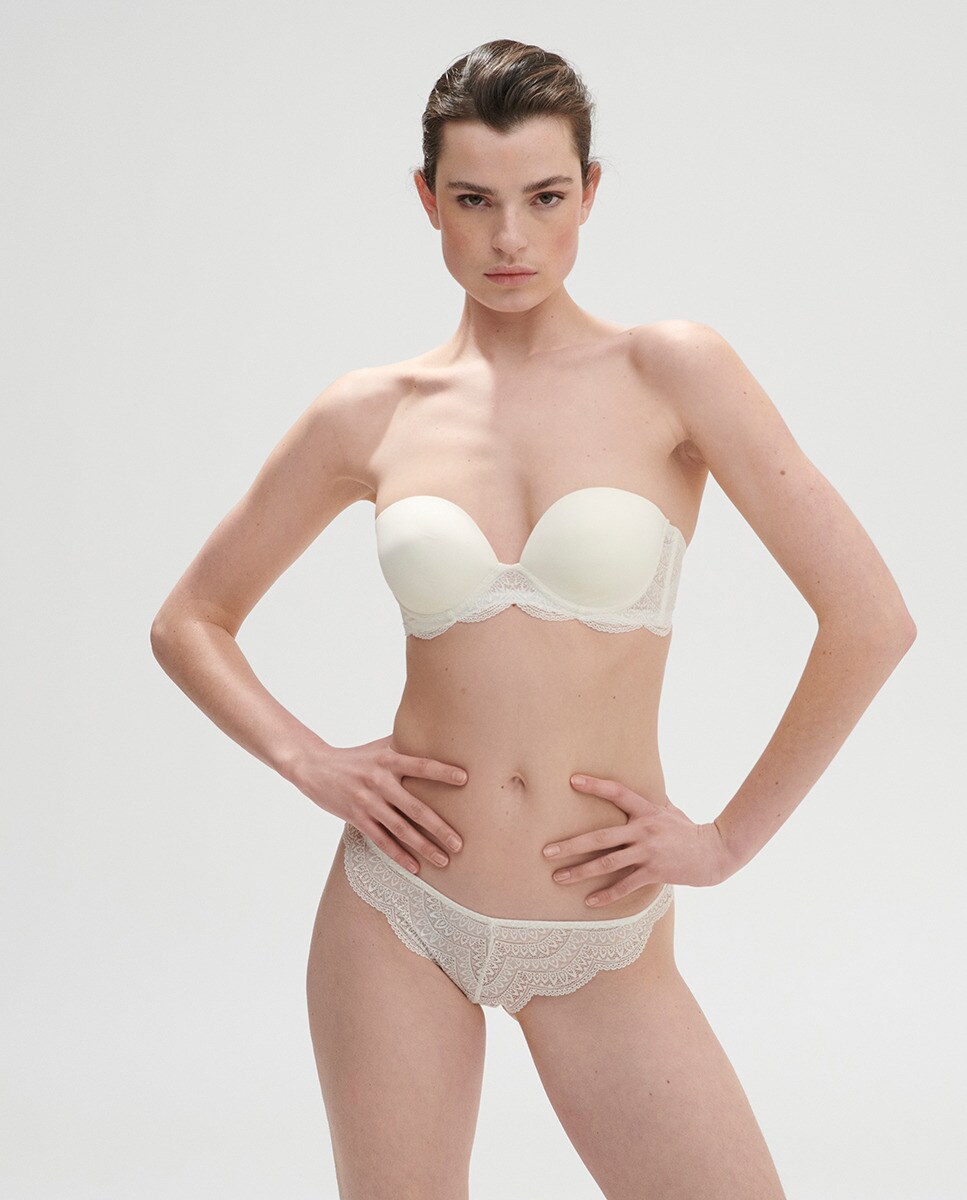 Soutien bandeau Karma com aro Natural-4