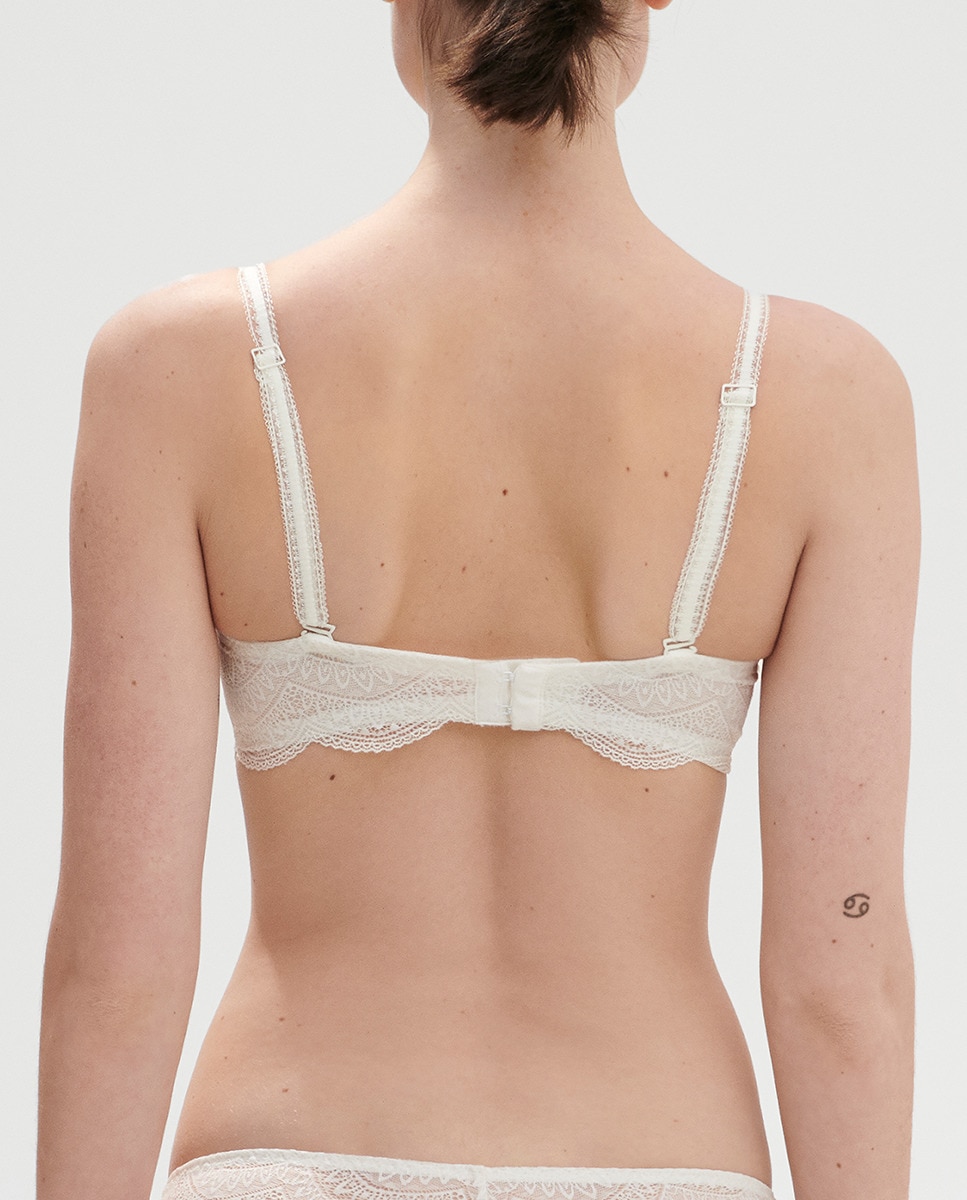 Soutien bandeau Karma com aro Natural-2