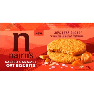 Bolachas de Aveia com Carmelo Salgado embalagem 200 g - Nairn's