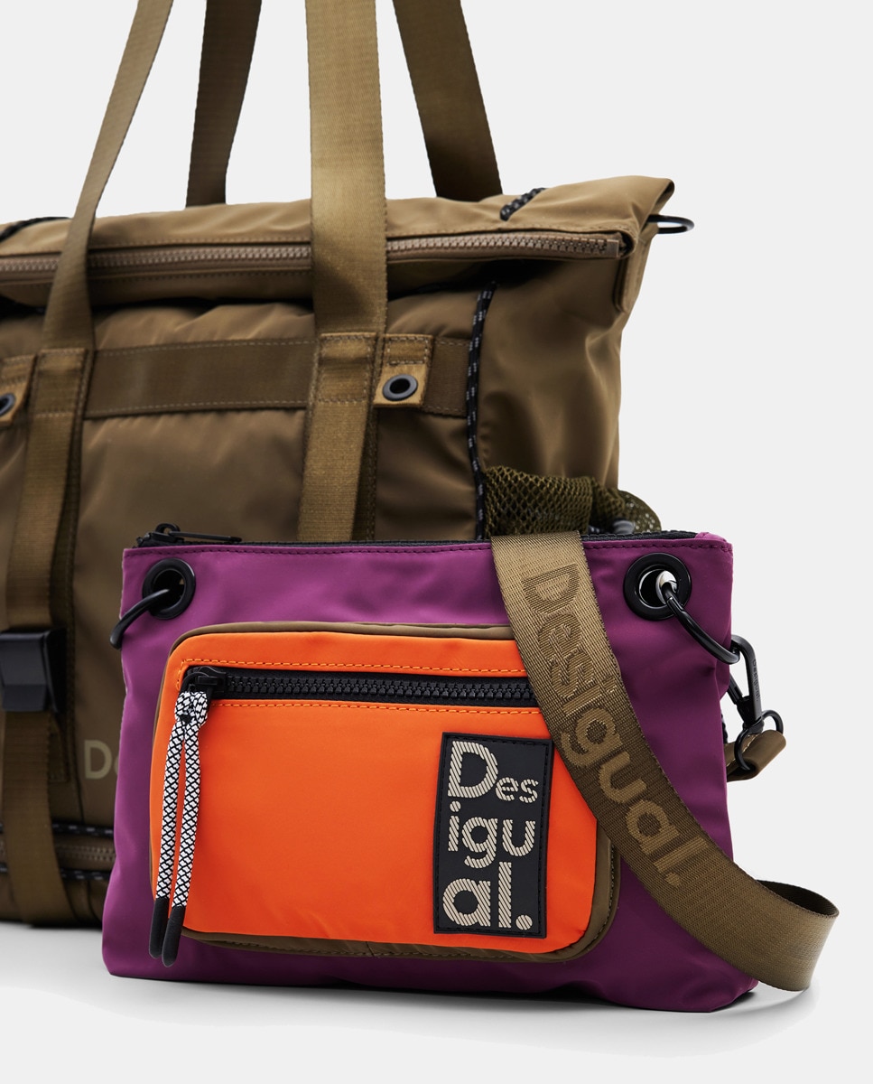 Mochila Voyager XL Multiposições com Fecho de Correr Caqui-5