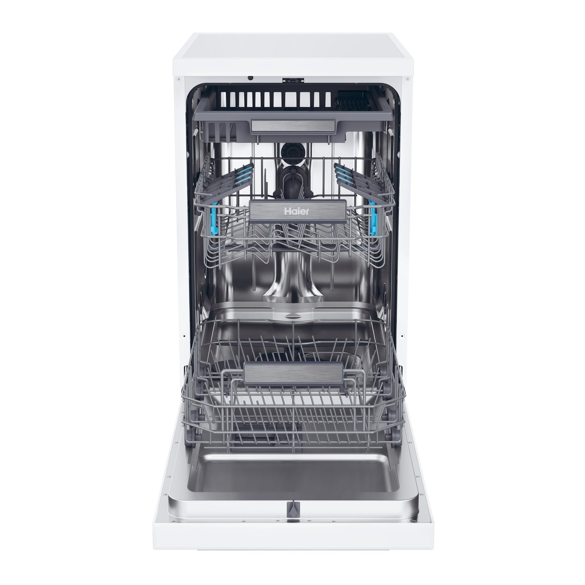 Lavavajillas Haier 11 Servicios, Wi-Fi, Tercera bandeja, 45 cm - XF1C3TB1FW Blanco-3