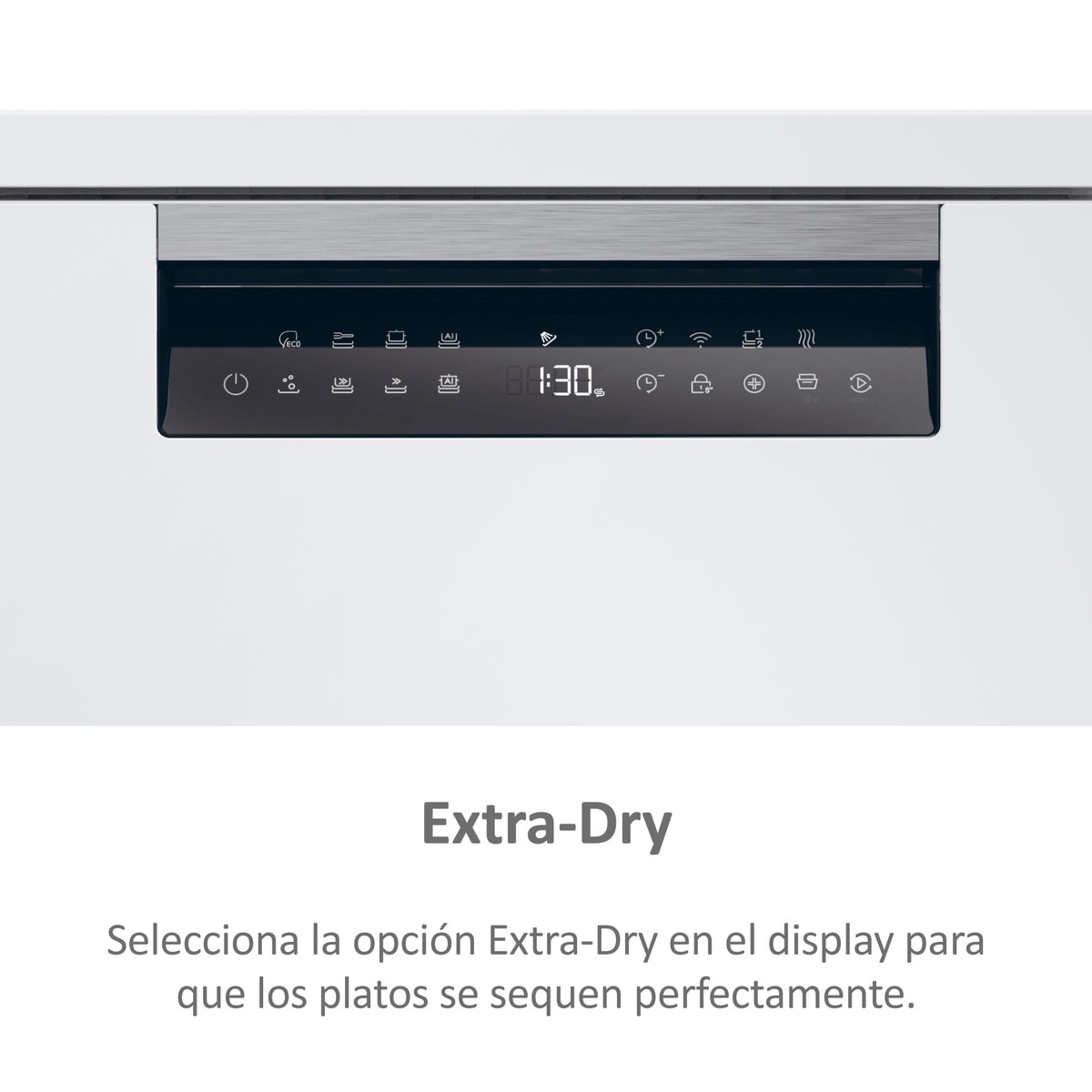 Lavavajillas Haier 11 Servicios, Wi-Fi, Tercera bandeja, 45 cm - XF1C3TB1FW Blanco-10