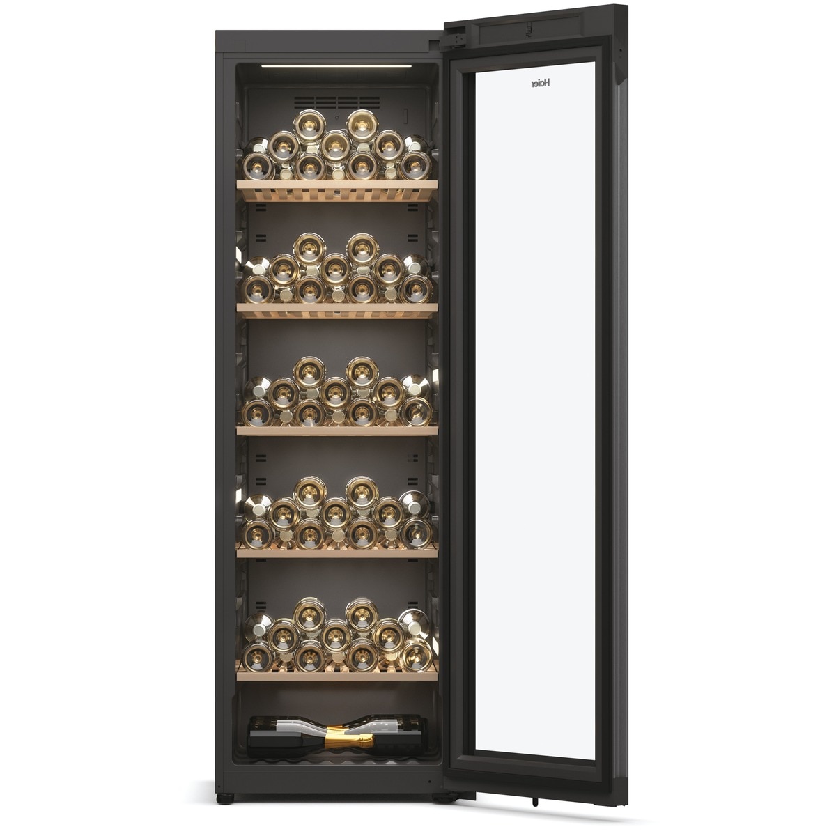 Vinoteca Haier para 247 Botellas, 1 Zona, Wifi, Wine Bank 60 Series 5 - HWS247GEH1 Negro-4