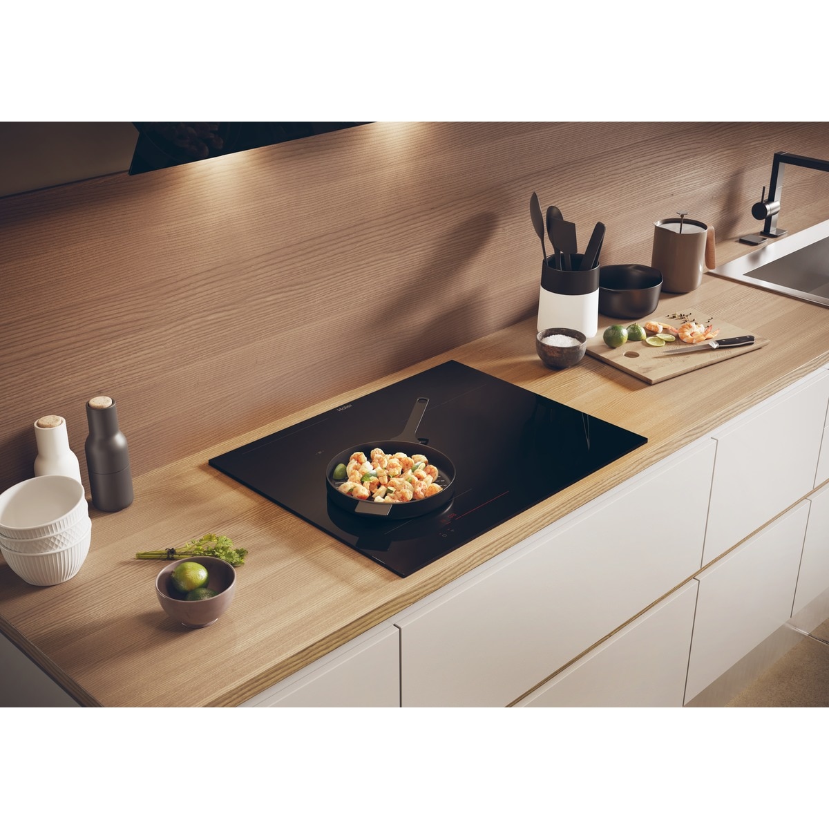 Placa de inducción Haier, 3 zonas + Zona Flex, WIFI, ID Series 2 - HAIFB53IRCS Negro-7