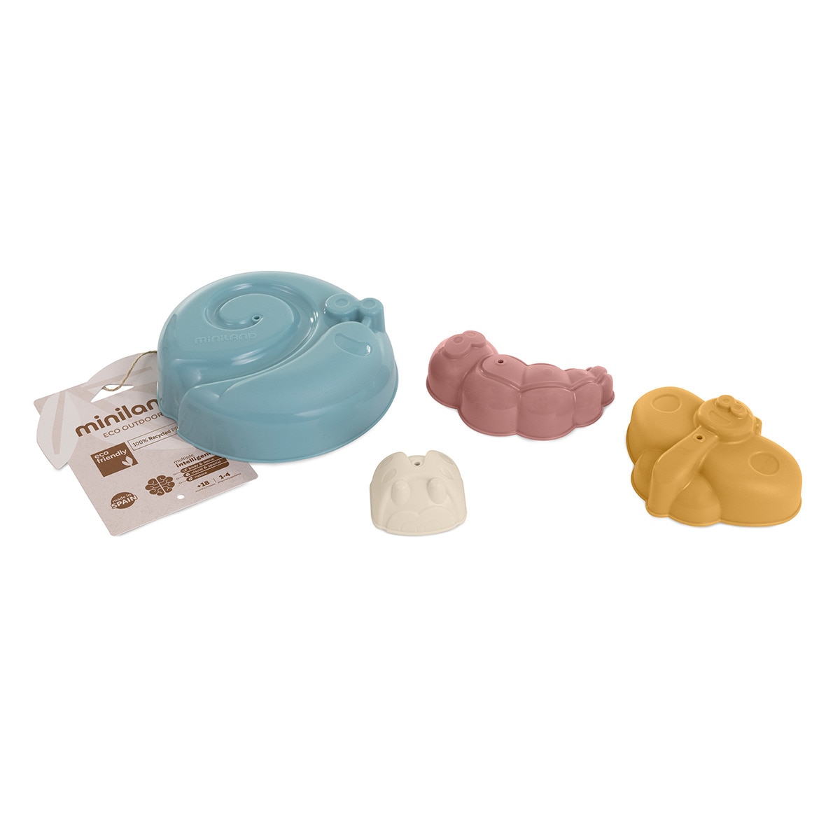 Moldes de arena para juego Miniland eco Crudo-7