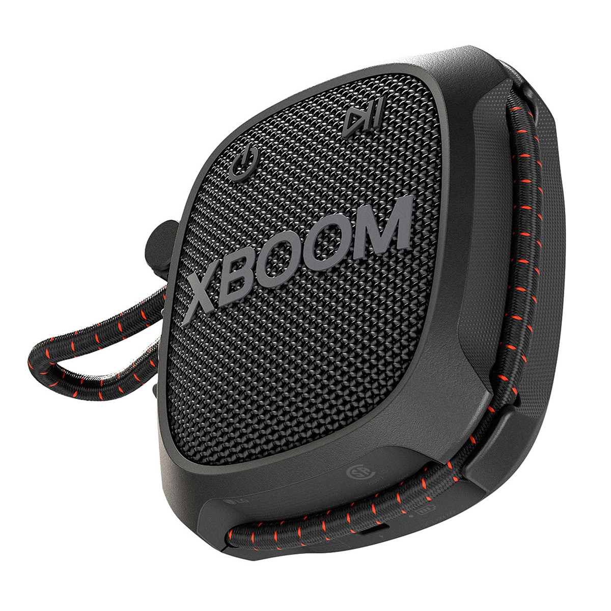 Altavoz portátil LG XBOOM Go XG2QBK, 5W, 10 Horas autonomía, Resistencia IP67 de Grado Militar, a polvo, agua, golpes, temperatura Negro-6