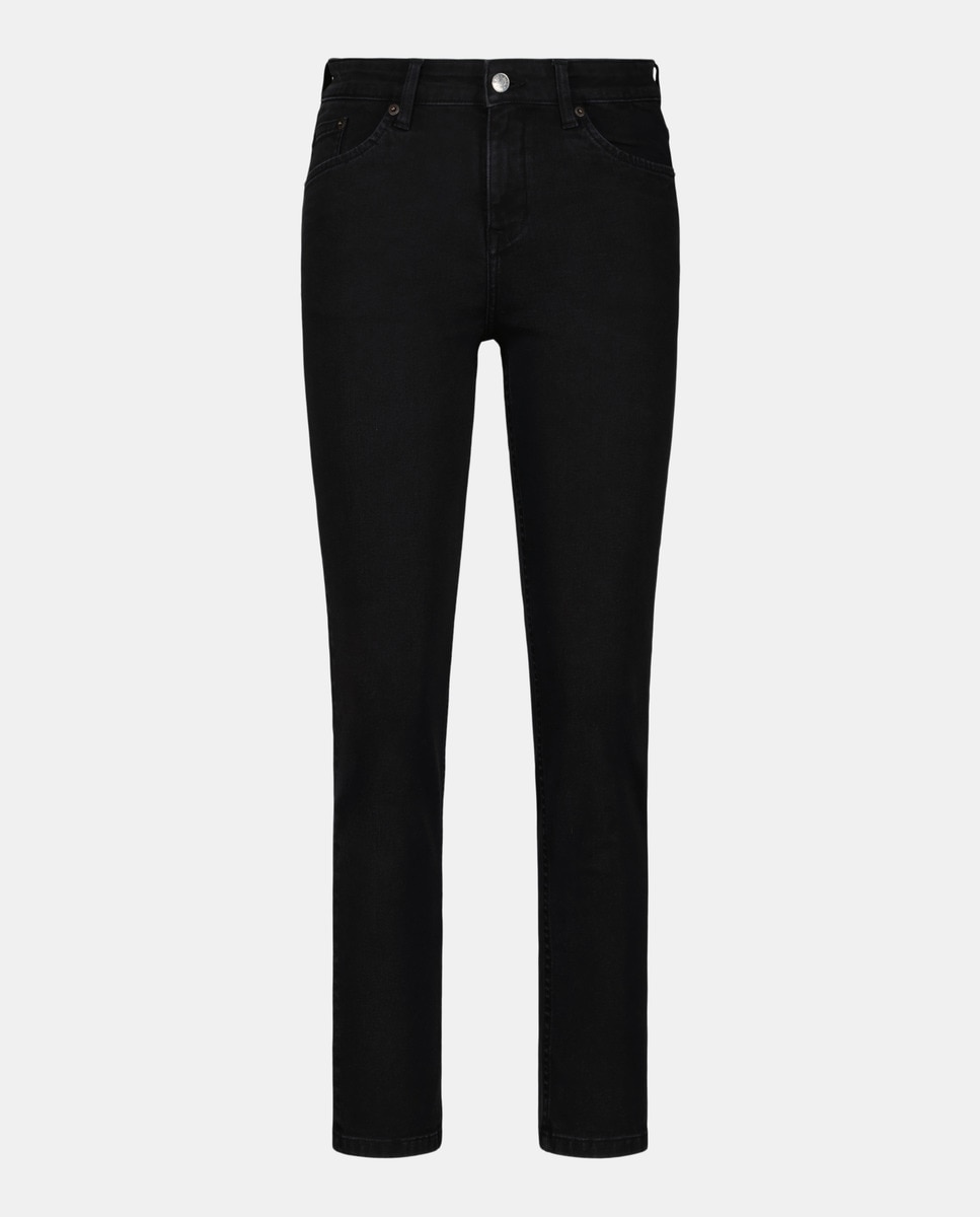 Pantalón mujer denim skinny Negro-4