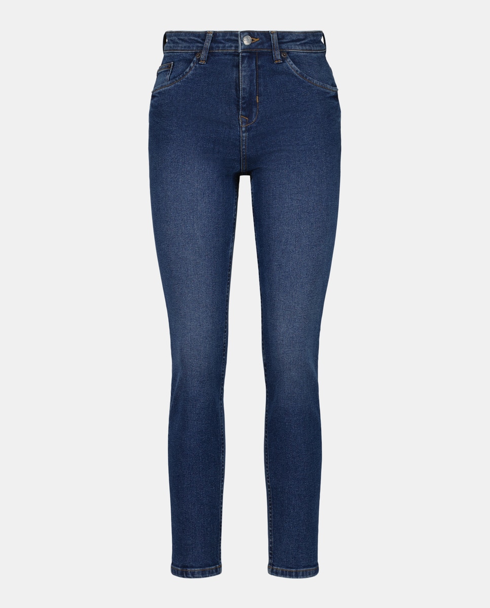 Pantalón mujer denim skinny Azul marino-4