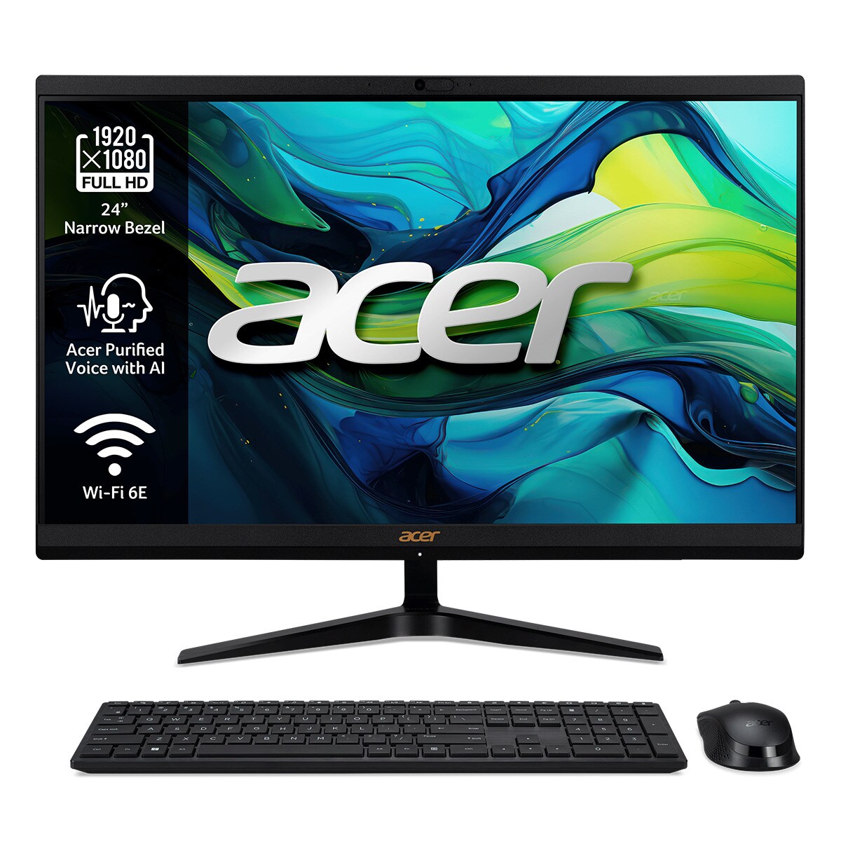 All in One Acer C24-1800, i5-12450H, 8GB, 1TB SSD, 24", W11 Negro-1
