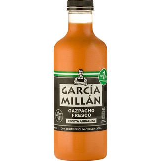 gazpacho con AOVE receta andaluza botella 1 l - Garcia Millan