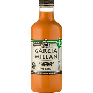 gazpacho suave sin pepino con AOVE botella 1 l - Garcia Millan