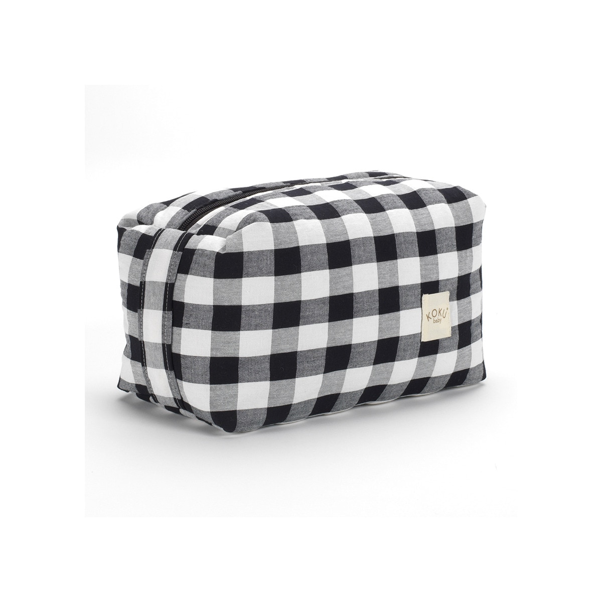 Imagen 0 de Neceser cuadro vichy  Negro / Blanco