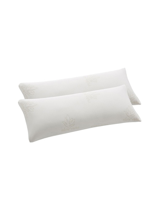 Imagen 0 de Pack 2 almohadas viscoelástica copos aloe vera