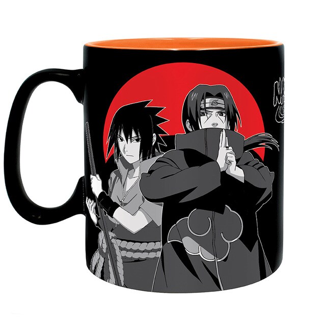 Caneca Grupo Naruto - Branco/Preto 2