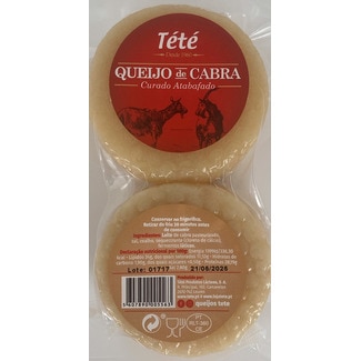 Queijo de Cabra Curado Atabafado  2X90G unidade 180 g - Tété