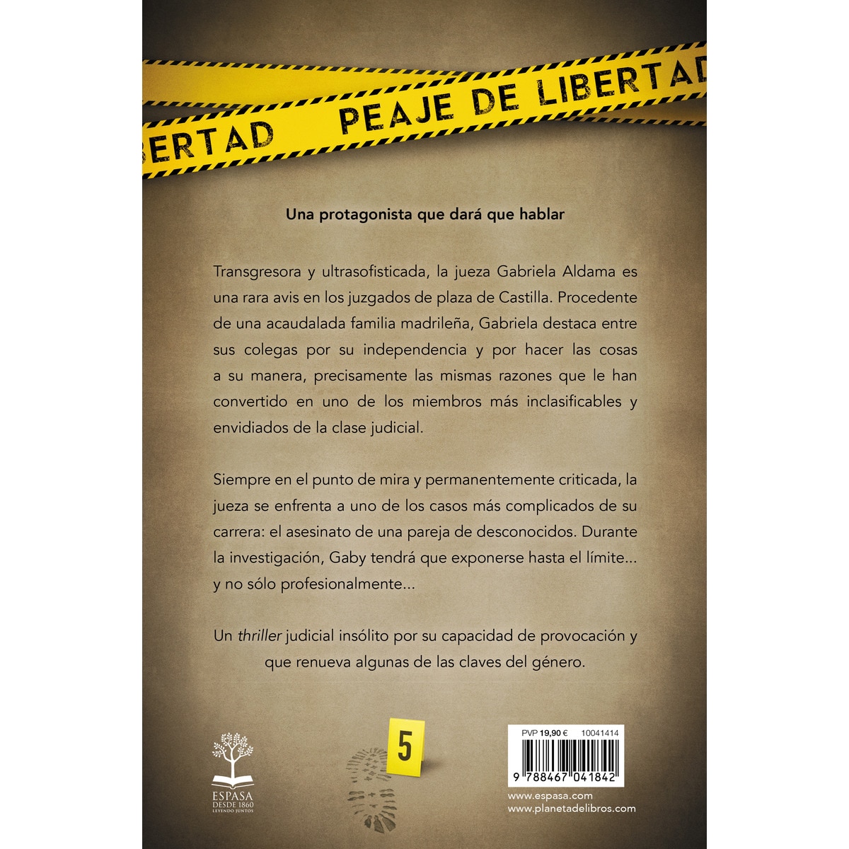 Peaje de libertad (Capa mole com abas) 2