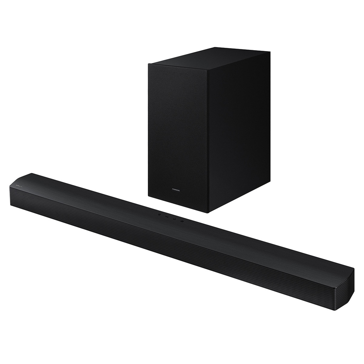 Barra de sonido Samsung HW-B650D/ZF, Dolby 5.1 y DTS Virtual:X, 370W, Subwoofer inalámbrico, Blueooth 4.2 Negro-1