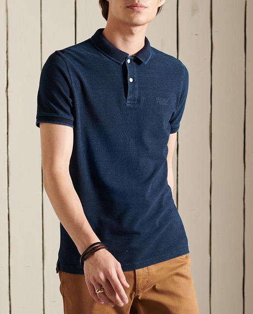 Imagen 0 de Polo de algodón orgánico Vintage Destroy