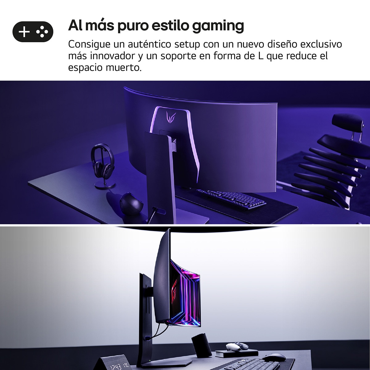 Monitor PC Gaming 86,2 cm (33,9") LG UltraGear 34GS95QE, 240 Hz, Curvo WQHD OLED, FreeSync Premium Pro, G-Sync compatible Negro-7