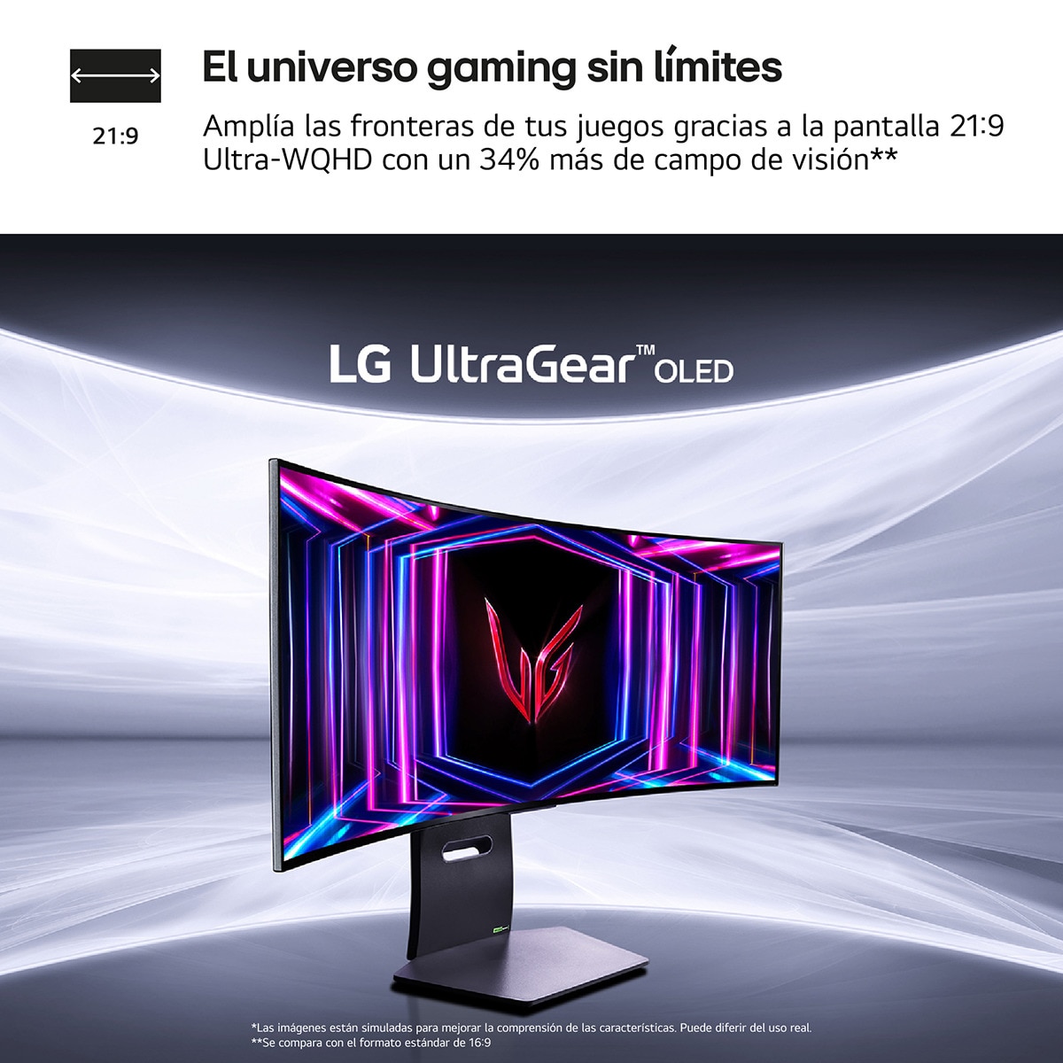 Monitor PC Gaming 86,2 cm (33,9") LG UltraGear 34GS95QE, 240 Hz, Curvo WQHD OLED, FreeSync Premium Pro, G-Sync compatible Negro-5