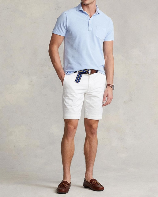 Imagen 0 de Pantalón corto de hombre chino elástico Slim Fit