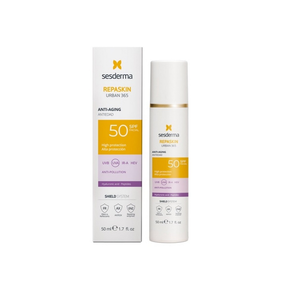 Imagem 0 de Repaskin Urban 365 Anti Rugas SPF50 - 50ml