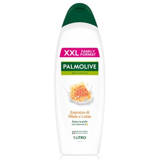 Gel de Banho Leite e Mel Naturals embalagem 1 L - Palmolive