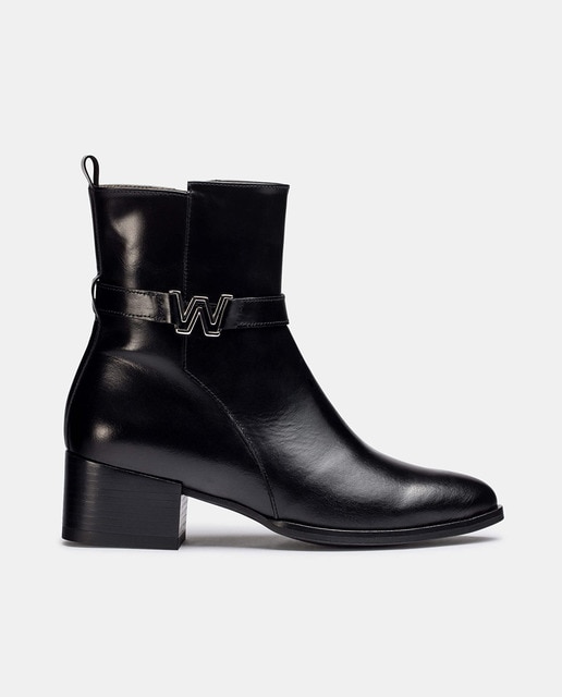 Imagen 0 de Botines Waterloo mujer piel tacón bloque