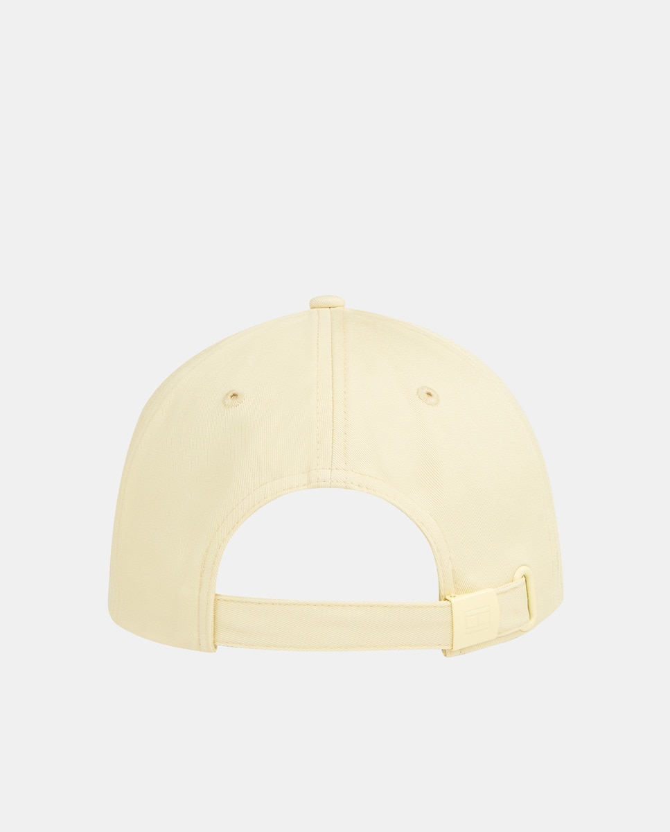 Boné de Pala com Logótipo no Centro Amarelo-3