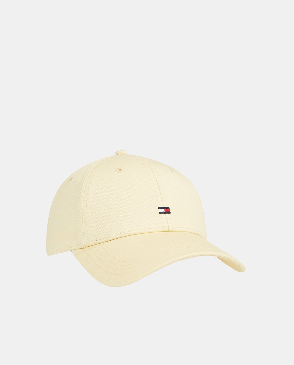 Boné de Pala com Logótipo no Centro Amarelo-1