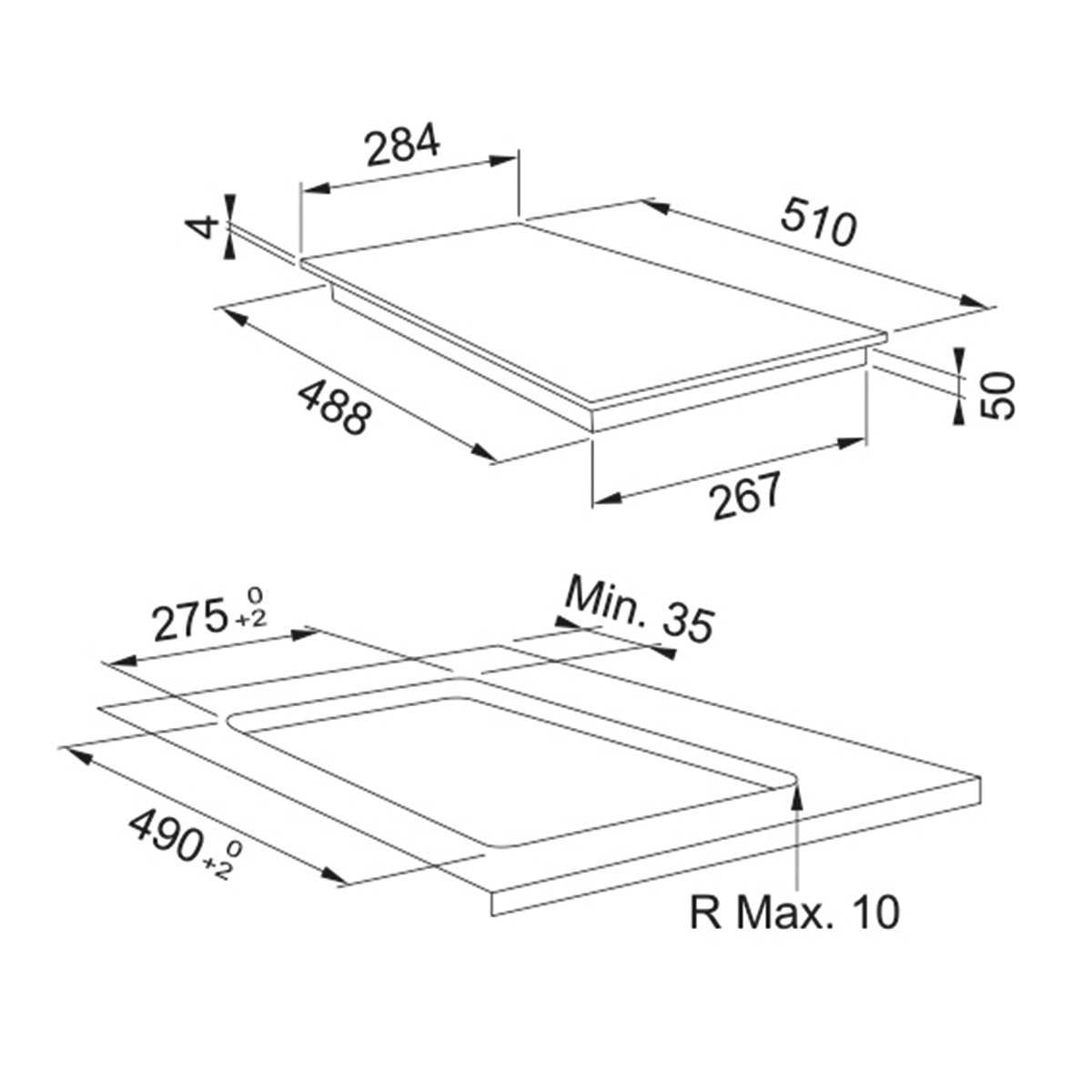 Placa modular inducción Franke 2 zonas de cocción - FSM 302I BK Negro-2