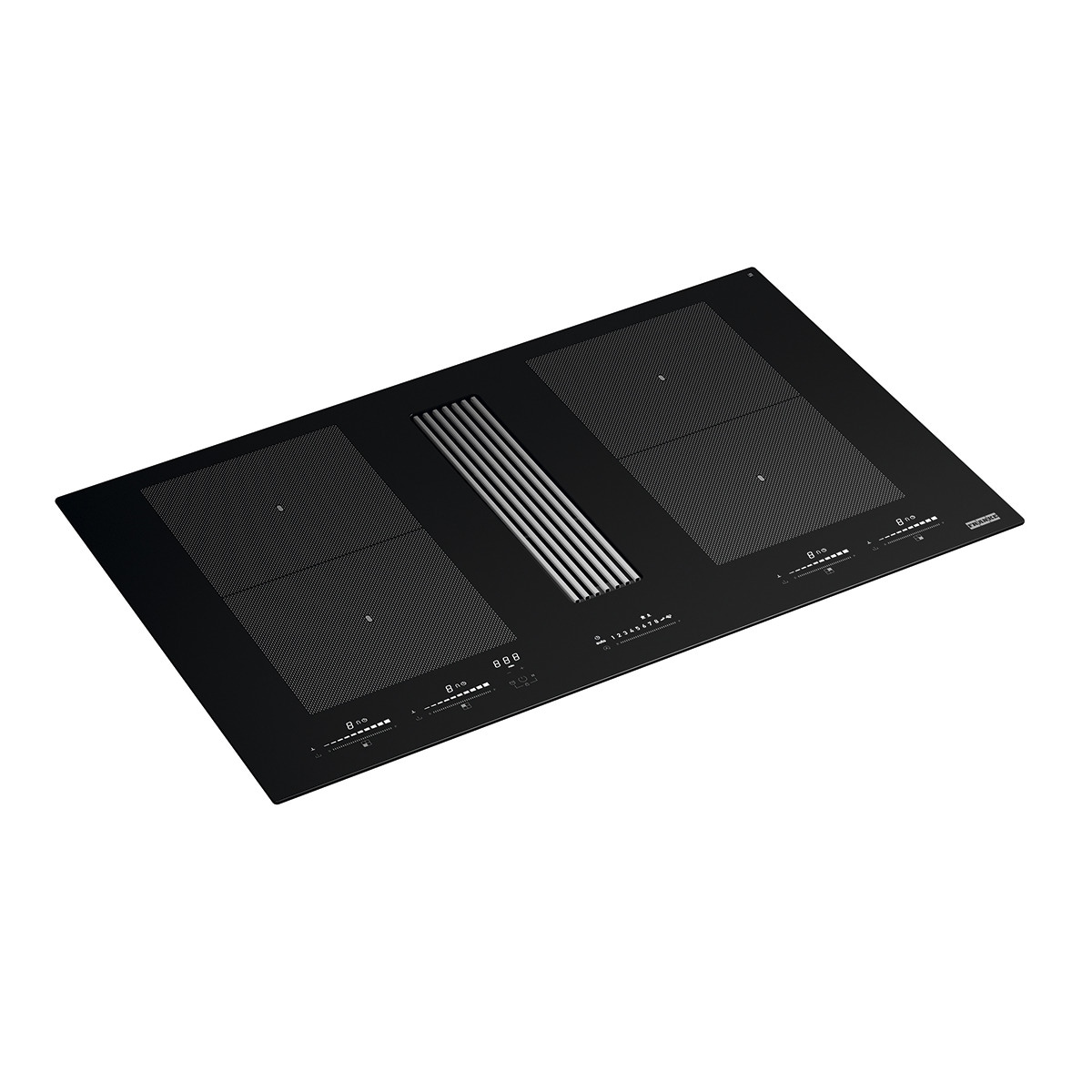 Placa inducción Franke 4 zonas de cocción, con extractor integrado - 3400705335 Cristal negro-1