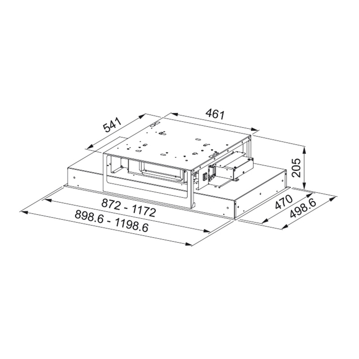 Campana de techo Franke 3 velocidades + 2 intensivas - 3500705067 Acero Inox-2