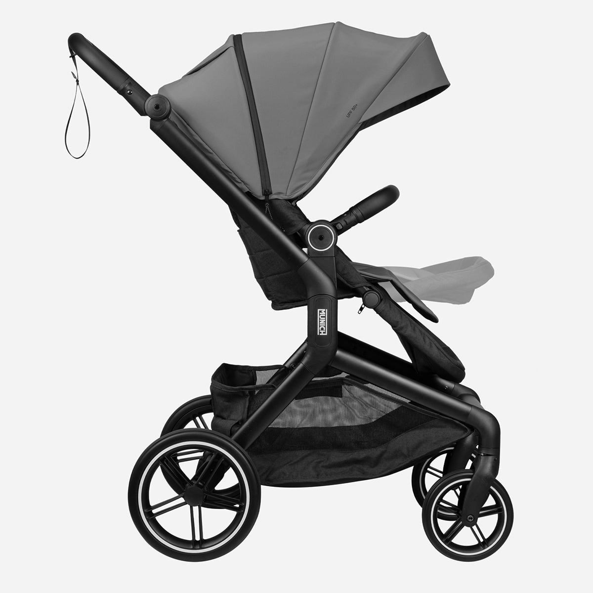 Carrinho de Bebé Munich Cinzento-13