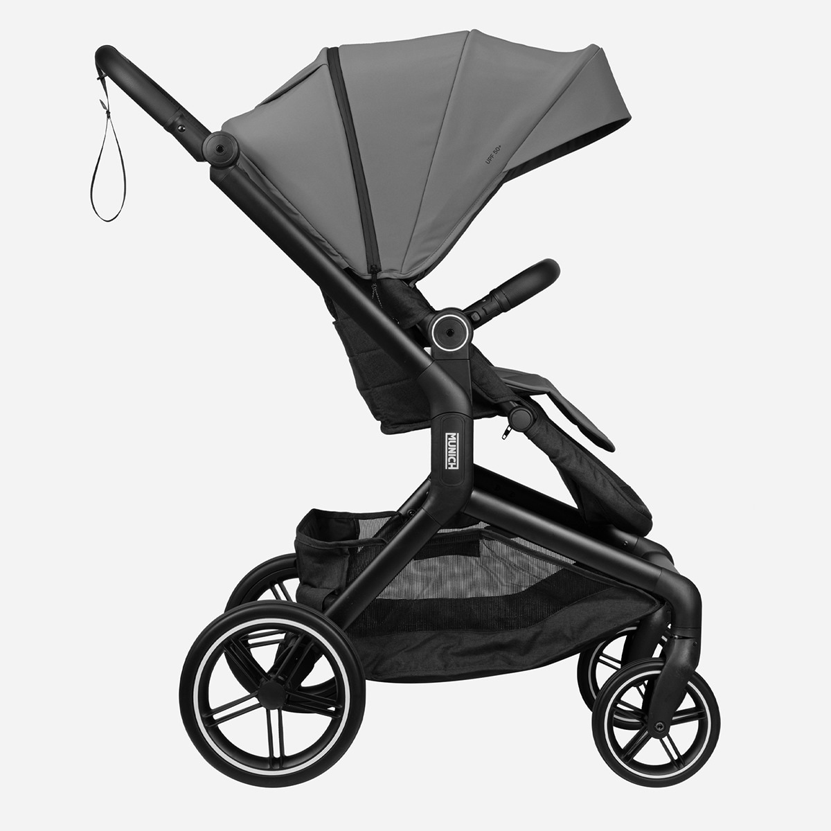 Carrinho de Bebé Munich Cinzento-10